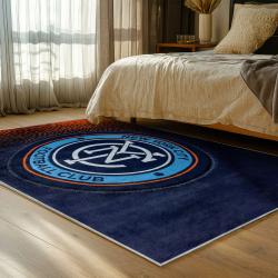mls new york city fc soccer team logo sport carpet area rug home decor gift idea for fans bedroom nycfc2
