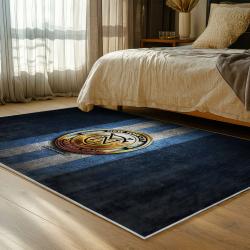 mls new york city fc soccer team logo sport carpet area rug home decor gift idea for fans bedroom nycfc44