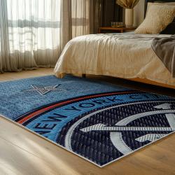 mls new york city fc soccer team logo sport carpet area rug home decor gift idea for fans bedroom nycfc73