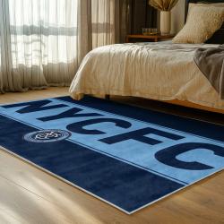 mls new york city fc soccer team logo sport carpet area rug home decor gift idea for fans bedroom nycfc75