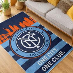 MLS New York City Fc Soccer Team Logo Sport Carpet Area Rug Home Decor Gift Idea For Fans NYCFC23
