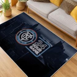 MLS New York City Fc Soccer Team Logo Sport Carpet Area Rug Home Decor Gift Idea For Fans NYCFC31