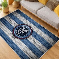 MLS New York City Fc Soccer Team Logo Sport Carpet Area Rug Home Decor Gift Idea For Fans NYCFC65