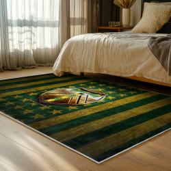 mls portland timbers fc area rug non slip soccer carpet home decor gift idea for fans bedroom ptfc101