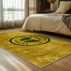mls portland timbers fc area rug non slip soccer carpet home decor gift idea for fans bedroom ptfc13