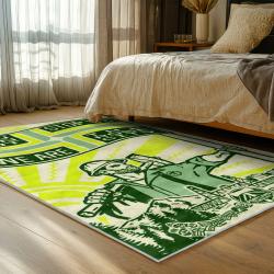 mls portland timbers fc area rug non slip soccer carpet home decor gift idea for fans bedroom ptfc16