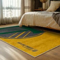 mls portland timbers fc area rug non slip soccer carpet home decor gift idea for fans bedroom ptfc17