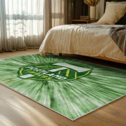 mls portland timbers fc area rug non slip soccer carpet home decor gift idea for fans bedroom ptfc19