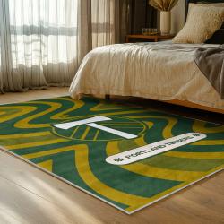 mls portland timbers fc area rug non slip soccer carpet home decor gift idea for fans bedroom ptfc2