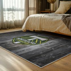 mls portland timbers fc area rug non slip soccer carpet home decor gift idea for fans bedroom ptfc21