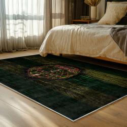 mls portland timbers fc area rug non slip soccer carpet home decor gift idea for fans bedroom ptfc27