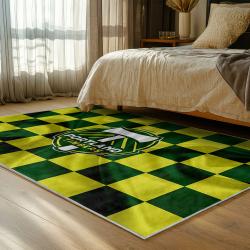 mls portland timbers fc area rug non slip soccer carpet home decor gift idea for fans bedroom ptfc42