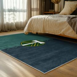 mls portland timbers fc area rug non slip soccer carpet home decor gift idea for fans bedroom ptfc46