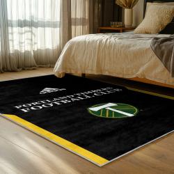 mls portland timbers fc area rug non slip soccer carpet home decor gift idea for fans bedroom ptfc49