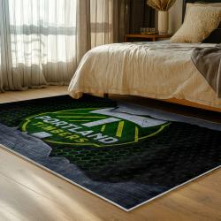 mls portland timbers fc area rug non slip soccer carpet home decor gift idea for fans bedroom ptfc54