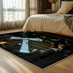mls portland timbers fc area rug non slip soccer carpet home decor gift idea for fans bedroom ptfc63
