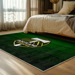 mls portland timbers fc area rug non slip soccer carpet home decor gift idea for fans bedroom ptfc7