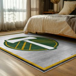 mls portland timbers fc area rug non slip soccer carpet home decor gift idea for fans bedroom ptfc71