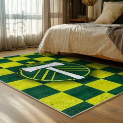 mls portland timbers fc area rug non slip soccer carpet home decor gift idea for fans bedroom ptfc73