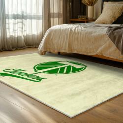 mls portland timbers fc area rug non slip soccer carpet home decor gift idea for fans bedroom ptfc76