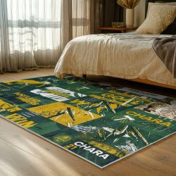 mls portland timbers fc area rug non slip soccer carpet home decor gift idea for fans bedroom ptfc79