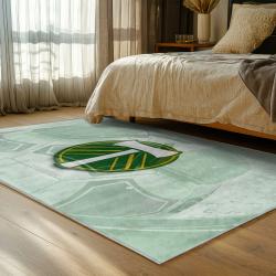 mls portland timbers fc area rug non slip soccer carpet home decor gift idea for fans bedroom ptfc8