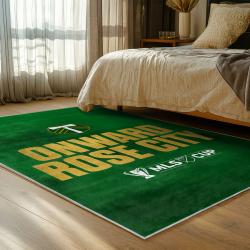 mls portland timbers fc area rug non slip soccer carpet home decor gift idea for fans bedroom ptfc83