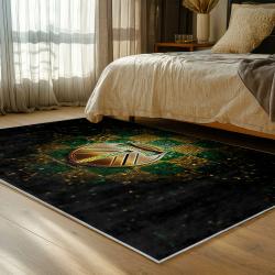 mls portland timbers fc area rug non slip soccer carpet home decor gift idea for fans bedroom ptfc86