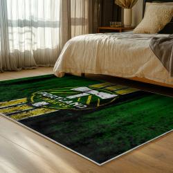 mls portland timbers fc area rug non slip soccer carpet home decor gift idea for fans bedroom ptfc88