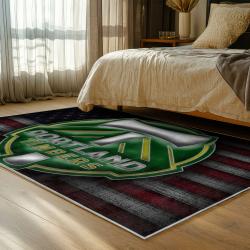 mls portland timbers fc area rug non slip soccer carpet home decor gift idea for fans bedroom ptfc9