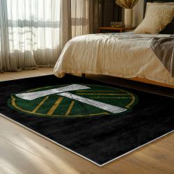 mls portland timbers fc area rug non slip soccer carpet home decor gift idea for fans bedroom ptfc99