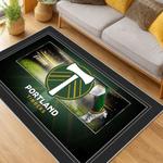 mls portland timbers fc area rug non slip soccer carpet home decor gift idea for fans living room ptfc14