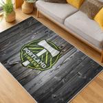 mls portland timbers fc area rug non slip soccer carpet home decor gift idea for fans living room ptfc21