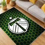 mls portland timbers fc area rug non slip soccer carpet home decor gift idea for fans living room ptfc23
