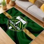 mls portland timbers fc area rug non slip soccer carpet home decor gift idea for fans living room ptfc24