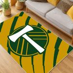 mls portland timbers fc area rug non slip soccer carpet home decor gift idea for fans living room ptfc39