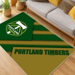 mls portland timbers fc area rug non slip soccer carpet home decor gift idea for fans living room ptfc40