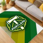 mls portland timbers fc area rug non slip soccer carpet home decor gift idea for fans living room ptfc44
