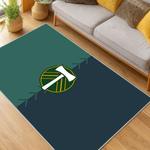 mls portland timbers fc area rug non slip soccer carpet home decor gift idea for fans living room ptfc46