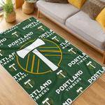 mls portland timbers fc area rug non slip soccer carpet home decor gift idea for fans living room ptfc48