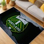 mls portland timbers fc area rug non slip soccer carpet home decor gift idea for fans living room ptfc54