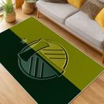 mls portland timbers fc area rug non slip soccer carpet home decor gift idea for fans living room ptfc55