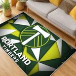 mls portland timbers fc area rug non slip soccer carpet home decor gift idea for fans living room ptfc65