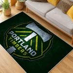 mls portland timbers fc area rug non slip soccer carpet home decor gift idea for fans living room ptfc66
