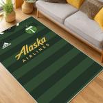 mls portland timbers fc area rug non slip soccer carpet home decor gift idea for fans living room ptfc69