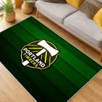 mls portland timbers fc area rug non slip soccer carpet home decor gift idea for fans living room ptfc7