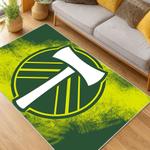 mls portland timbers fc area rug non slip soccer carpet home decor gift idea for fans living room ptfc89
