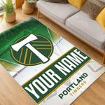 mls portland timbers fc area rug non slip soccer carpet home decor gift idea for fans living room ptfc98
