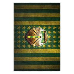 mls portland timbers fc area rug non slip soccer carpet home decor gift idea for fans ptfc101