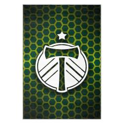 mls portland timbers fc area rug non slip soccer carpet home decor gift idea for fans ptfc23